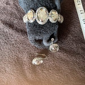 Brighton bracelet and earrings.